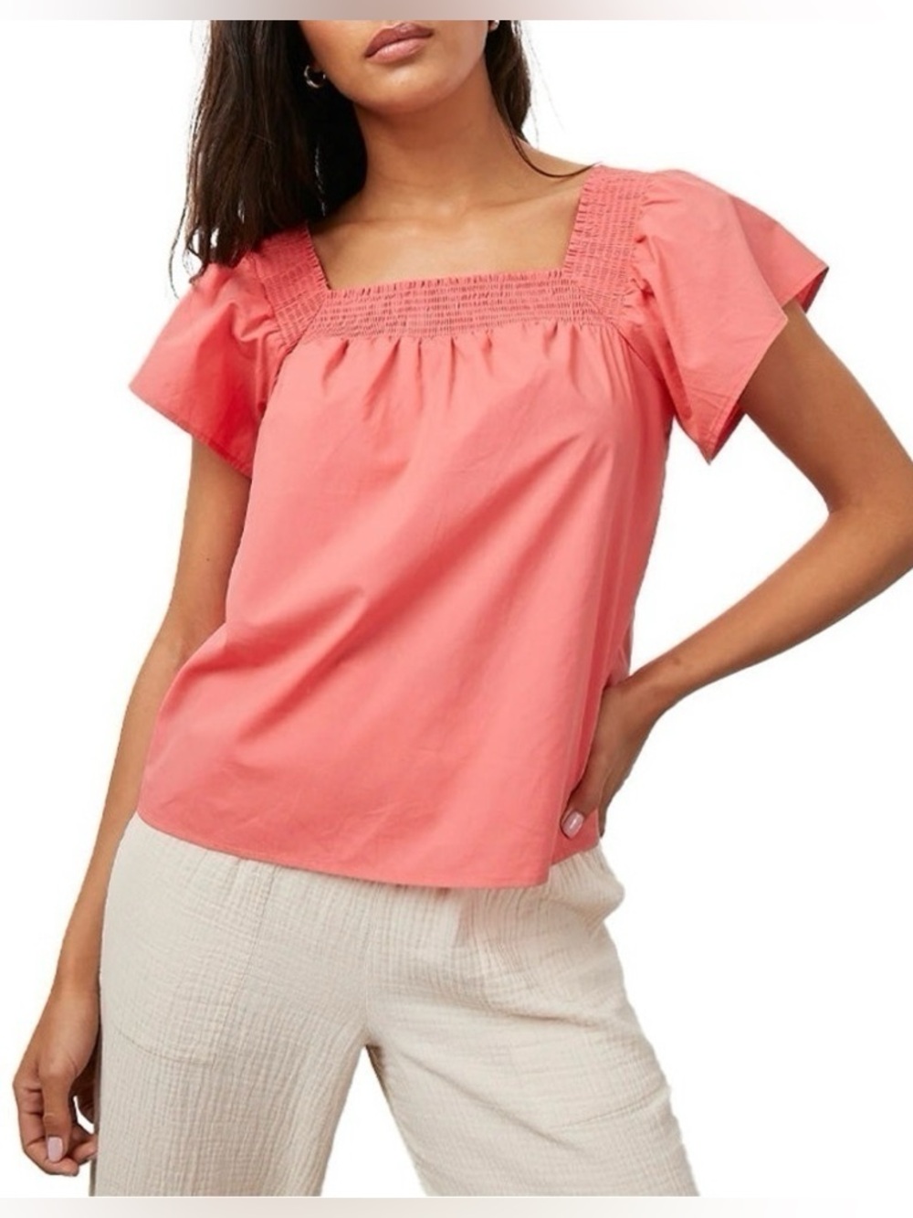 Rails Sonora Top in Spiced Coral Size Large